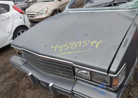 1986 Cadillac Deville Fleetwood from USA, damaged, VIN 1G6CD6982G4355545